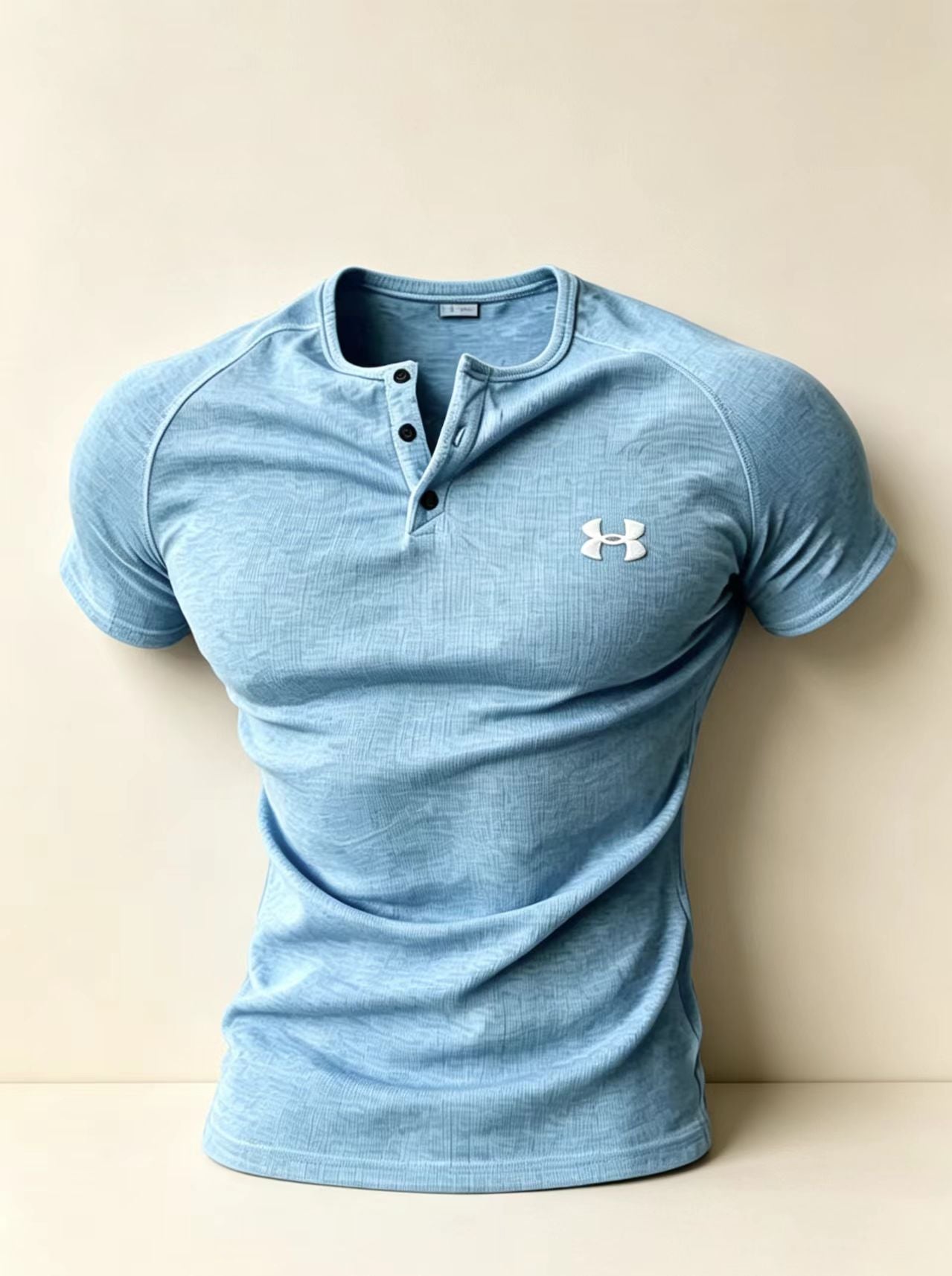 Slim-fit Henley tank top ✨