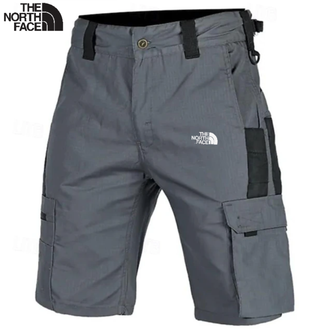Functional Multi-Pocket Zip-Detail Cropped Shorts
